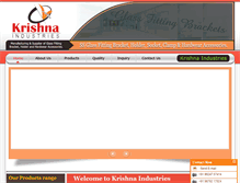 Tablet Screenshot of krishnaindustriesrajkot.com